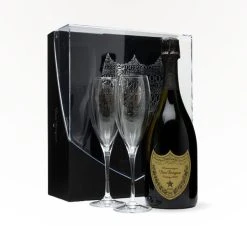 Dom Pérignon - Vintage Brut Champagne Gift Set With Two Flutes