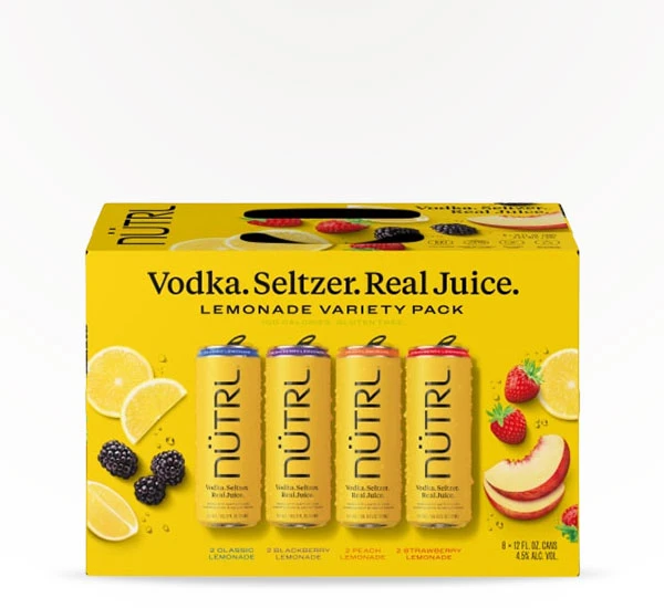 NÜTRL - Lemonade Vodka Seltzer Variety Pack