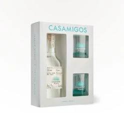 Casamigos - Blanco Tequila Gift Set With 2 Rocks Glasses