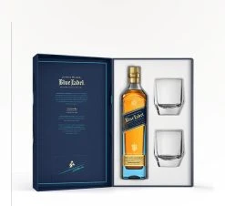 Johnnie Walker - Blue Label Gift Set With Two Glasses