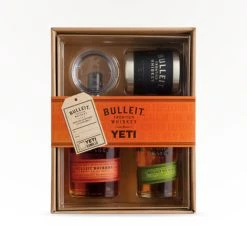 Bulleit X YETI - Outdoor Pack Gift Set With Frontier Bourbon, 375 Ml Rye Whiskey, And 10 Oz YETI Rambler